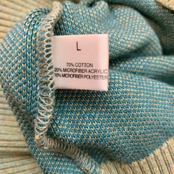 Set Of 2 - St. Croix Knits Men’s Large 100% Merino Wool Sweater Pullover V Neck - Picture 4 of 8